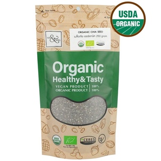 Mr. &amp; Mrs. Organic Black Chia Seed เมล็ดเจีย ออร์แกนิค (250 gm)