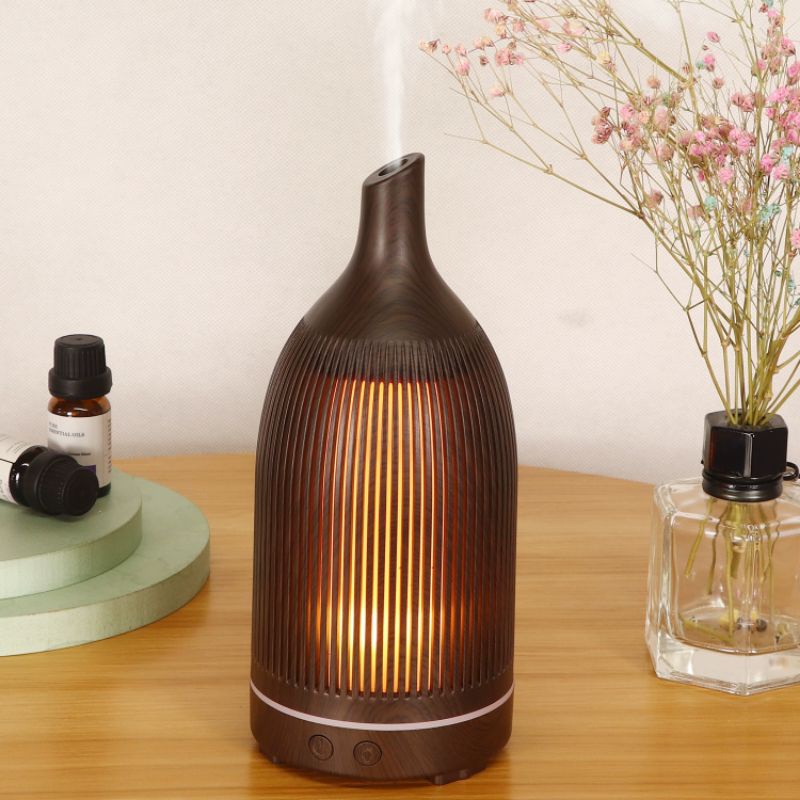 Air Humidifier Aroma Diffuser เครื่องเพิ่มความชื้นในอากาศ ไฟLED Aroma Lamp Aromatherapy เครื่องทำไอน้ำ