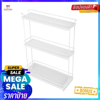 ชั้นวางขวดเครื่องปรุง 3 ชั้น KECH สีขาว3-TIER KITCHEN RACK KECH WHITE