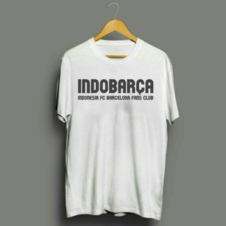 เสื้อยืด พิมพ์ลาย COMBED 30S DISTRO INDO BARCA INDONESIA BARCELONA FANS!!!