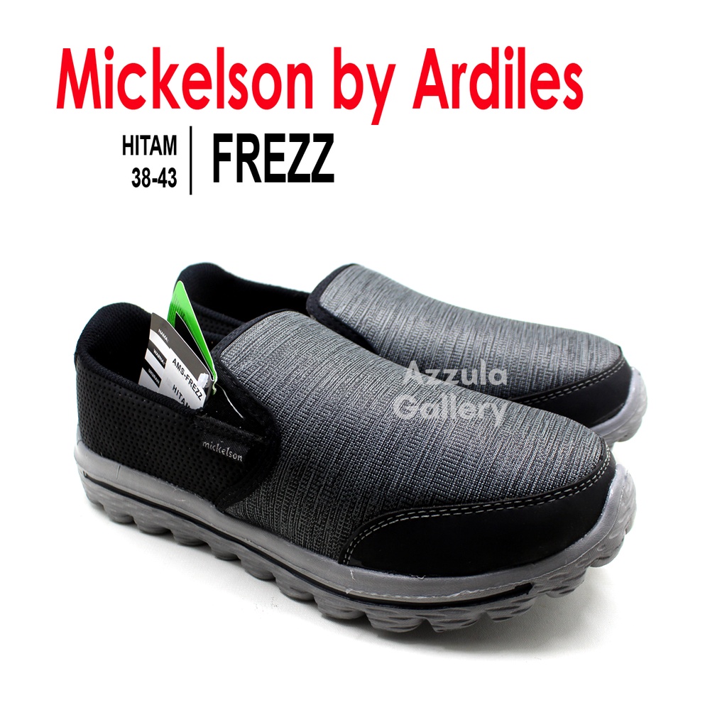 Mens Slip On Shoes - รองเท้าทํางาน - College Shoes - Mickelson by Ardiles Frezz - Size 38-43 - Azzul
