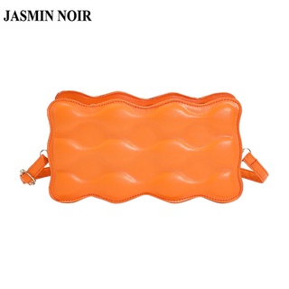 Jasmin NOIR กระเป๋าสะพายไหล่ พิมพ์ลายดอกไม้ แฟชั่นเรียบง่าย สําหรับสตรี