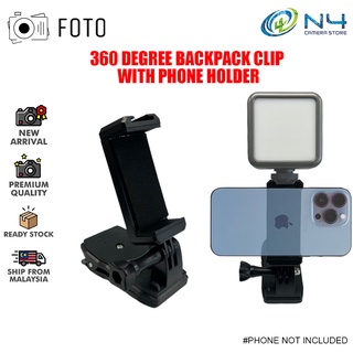 Foto อุปกรณ์เมาท์ขาตั้ง หมุนได้ 360 องศา สําหรับ Gopro Hero10 Hero 9 และสมาร์ทโฟน