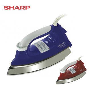 SHARP เตารีดแห้ง รุ่น AM-465T ผิวหน้าเคลือบโพลีฟลอน (POLY-FLON)