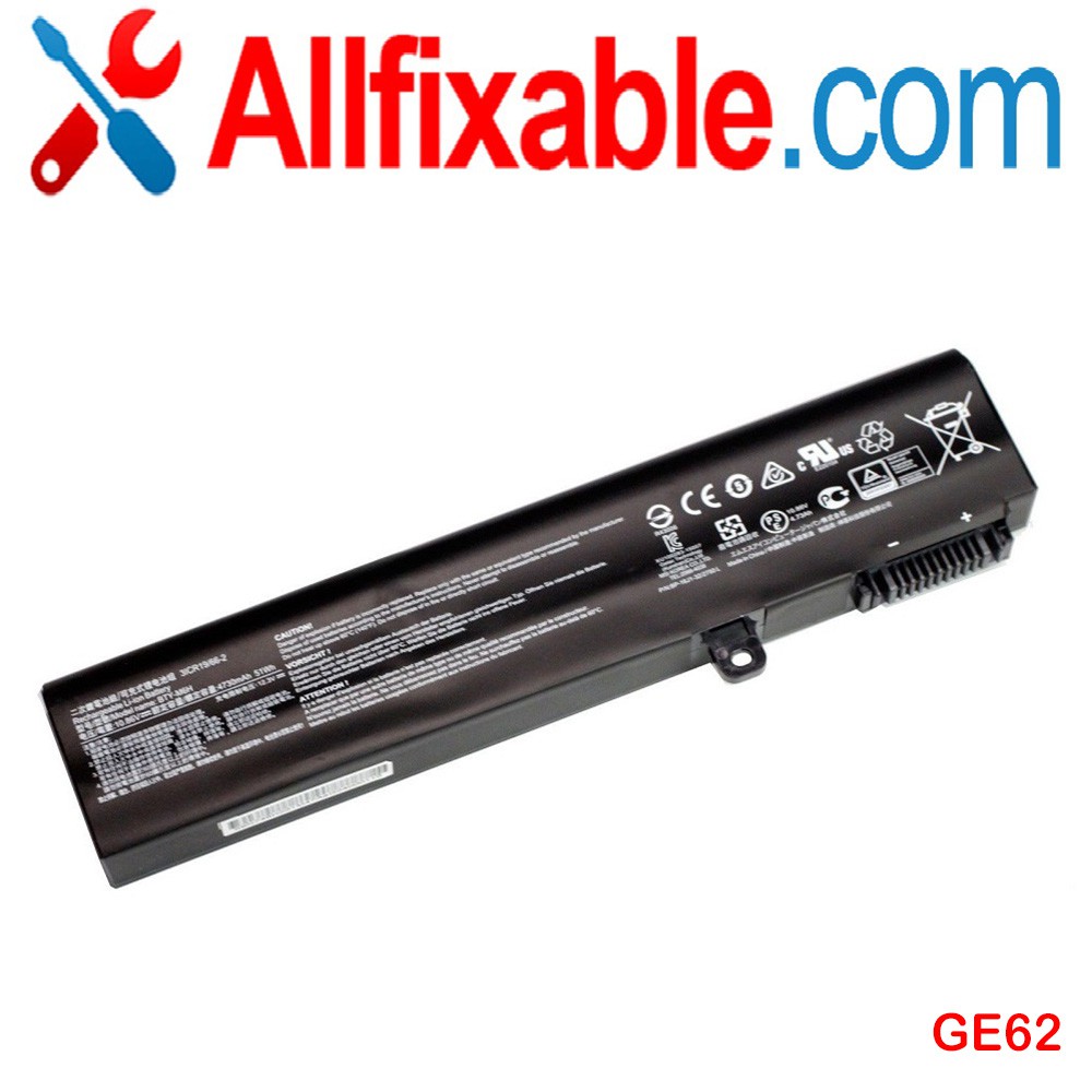 $แบตเตอรี่แล็ปท็อป Laptop MSI  GE72  GE722QF  GL62 6QF  G62  GE62  Series  BTYM6H  Notebook Comatibl