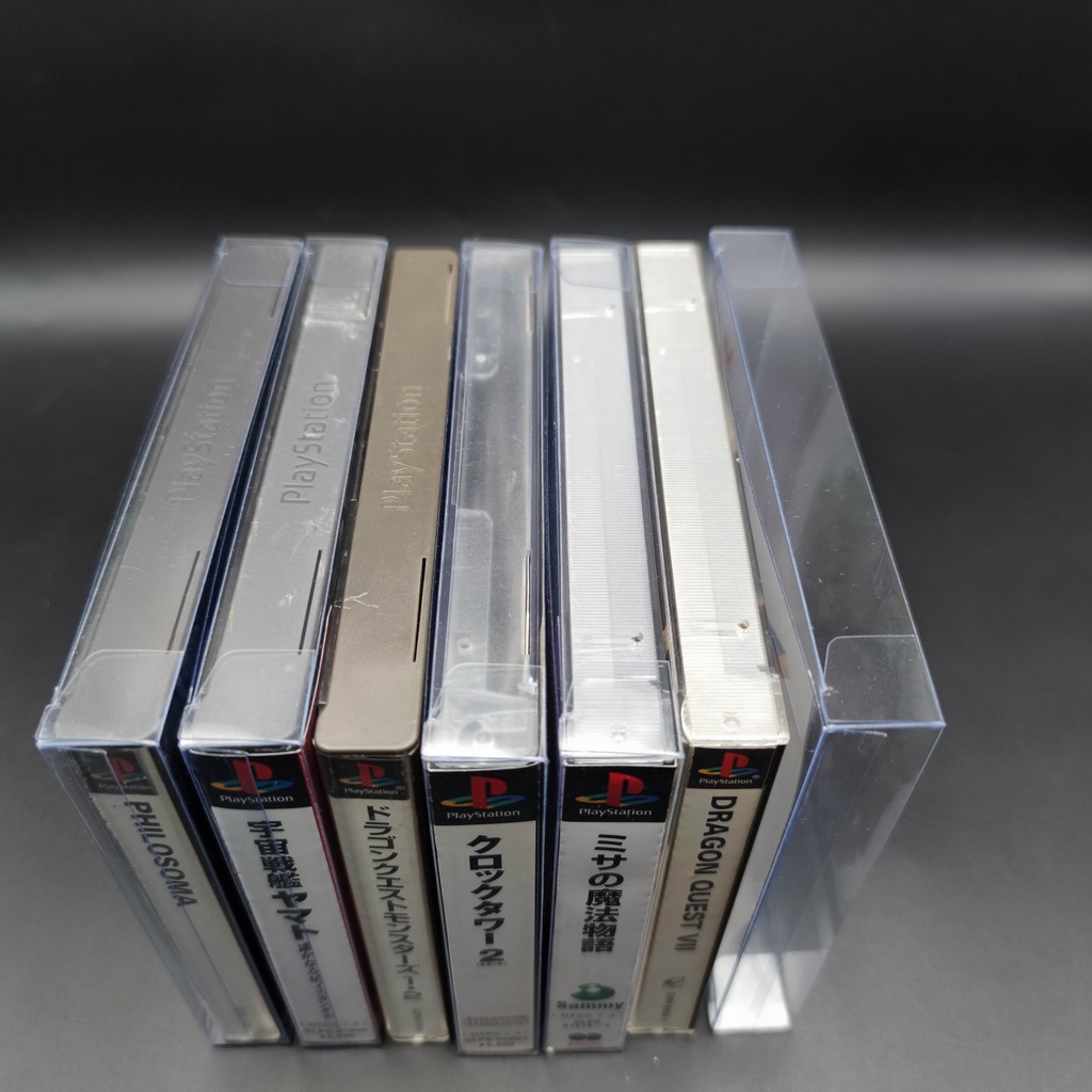 PS1 ไซส์กล่อง 2 แผ่น และ กล่อง 1 แผ่น แบบหนา กล่องสวมกันรอย PlayStation PSone