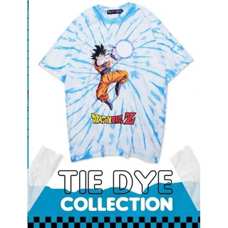 เสื้อยืดมัดย้อมดราก้อนบอล(Dragonball) ลิขสิทธิ์แท้​ ​💯% ลาย​​โกคู Oversize สินค้า​ใหม่​มือหนึ่ง​