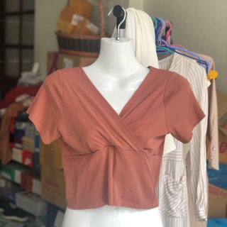 เสื้อ มือ1 สีน้ำตาลนู้ด