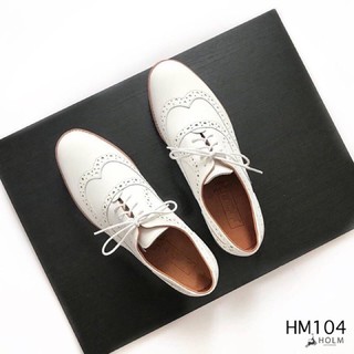 รองเท้าหนังแท้Holm oxfords no.hm 104