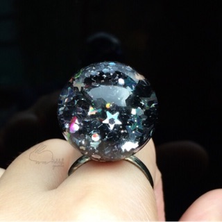 แหวน sparkling ball เขย่าวิ้งๆ