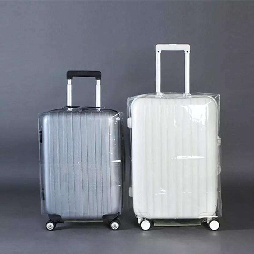 Noikatoo ผ้าคลุมกระเป๋าเดินทางแบบใส กันน้ำ กันฝุ่นและรอยขีดข่วน สำหรับกระเป๋าเดินทาง ขนาด 24" (L)