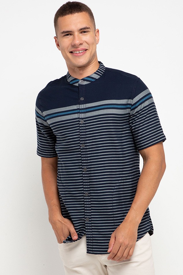 KEMEJA CARDINAL JEANS KOKO SHIRT 25 (NAVY)