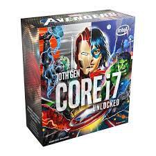 INTEL CORE I7-10700K (3.80GHZ, 8/16, 16MB, LGA1200) (NO FAN COOLING) *** MARVEL'S AVENGERS COLLECTOR'S EDITION PACKAGING