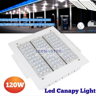 LedCanopyLight 100W 120W 150W 200W โคมไฟไฮเบย์ LED ไฟปั๊มน้ำมันเเบบฝังฝ้า เพดาน คุณภาพสูง ทนทาน โคมไฟปั้มน้ำมัน