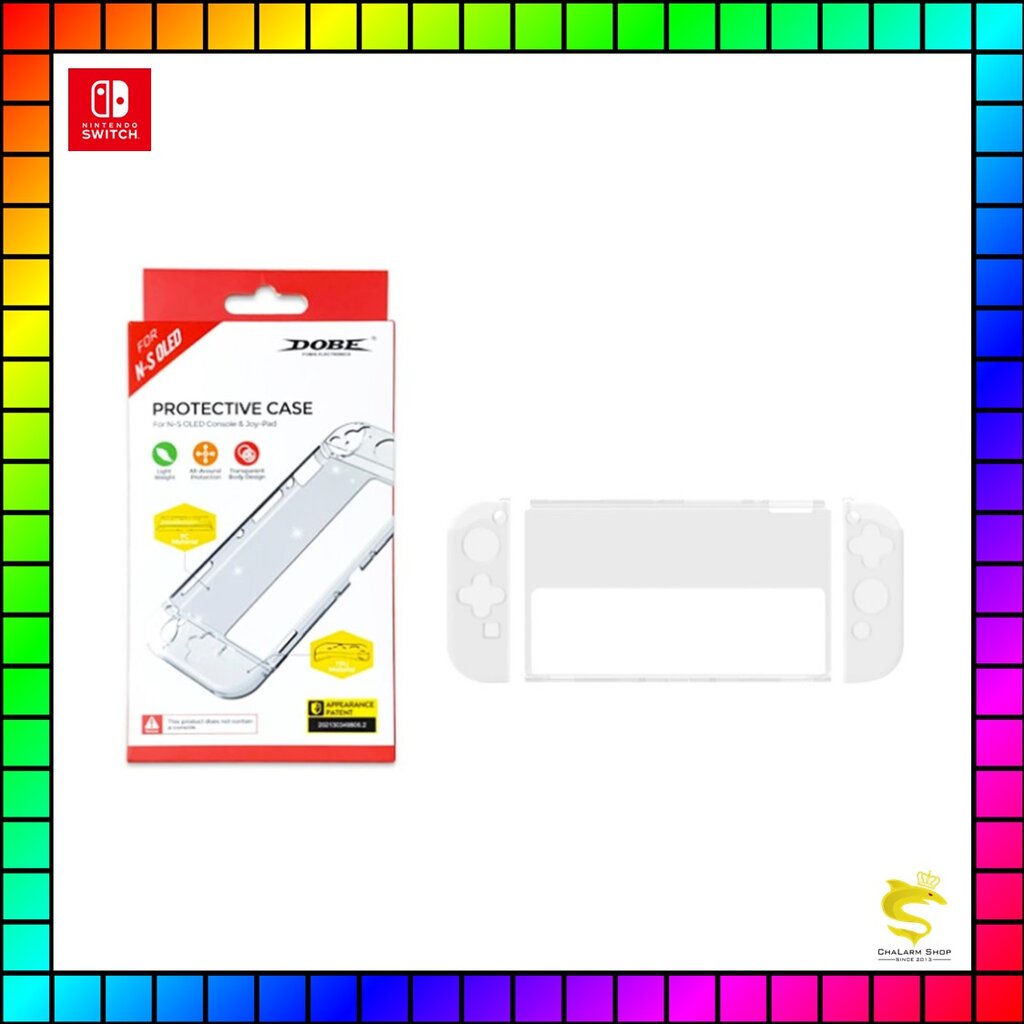 DOBE เคสใส for Nintendo Switch Oled Protective Case เคสเครื่อง & เคสจอย