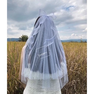 (พร้อมส่ง)ผ้าคลุมผมเจ้าสาว เวลเจ้าสาว Veil มีหลายแบบ👰🏻🇹🇭