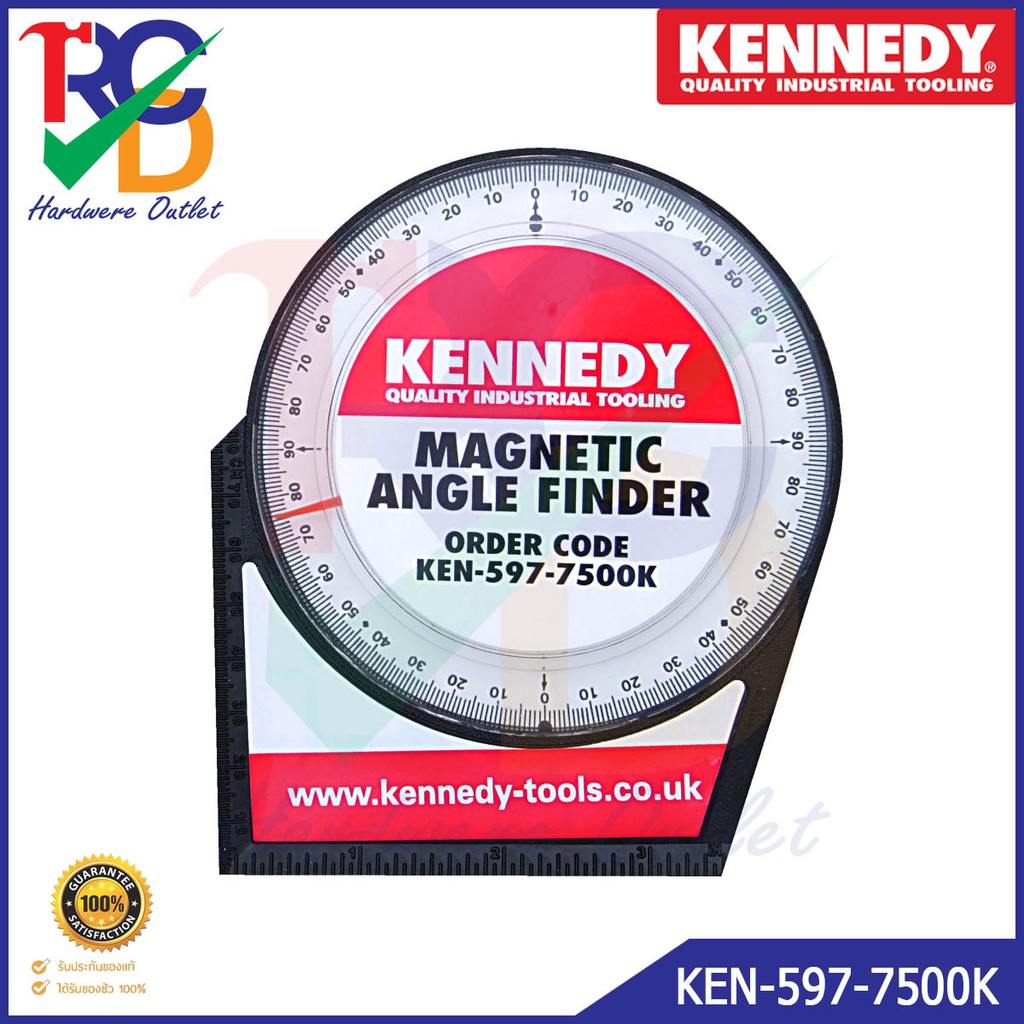 KENNEDY เครื่องวัดมุม วัดองศา แถบแม่เหล็ก รุ่น KEN-597-7500K