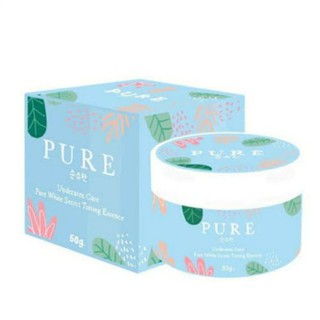 Pure Underarm Care 50 g. เพียว อันเดอร์อาร์ม แคร์(กล่องฟ้า&amp;กล่องเขียว)