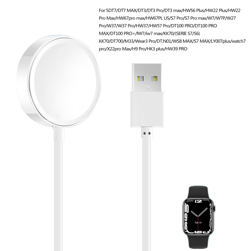 CS Smartwatch Charger Stable Stand Cradle Bracket สําหรับ DT7 DT3 DT100 USB ชาร์จผู้ถือสายชาร์จอะแดป