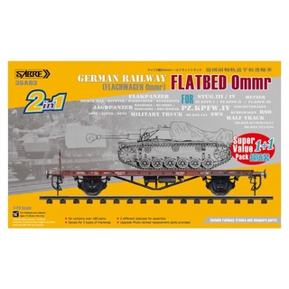 1/35 Flatbed Ommr Value pack 1+1 Sabre #35A03SA