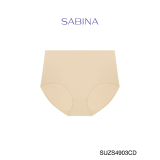 Sabina ซาบีน่า กางเกงชั้นใน (Half) (Jumbo) รุ่น Panty Zone รหัส SUZS4903CD สีเนื้อเข้ม