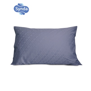 Synda ปลอกหมอน Cotton Jacquard 700 เส้นด้าย รุ่น Linkage Violet