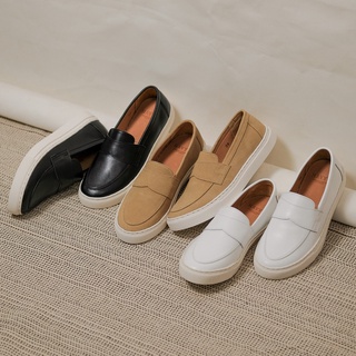 รองเท้าหนังแบบสวมทรงLoafers ใส่ได้ทั้งผู้หญิงและผู้ชาย รุ่นBasic No.07