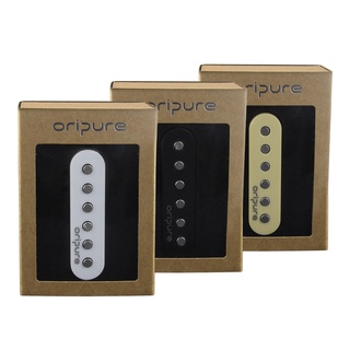 Oripure TFF566 Alnico ปิ๊กอัพคอยล์กีตาร์ แบบแบน 5 เสา สําหรับกีตาร์ไฟฟ้า Strat