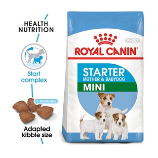 Royal Canin  Mini Starter Mother &amp; Baby Dog (3 kg) อาหารสุนัขสำหรับแม่และสำหรับลูกสุนัขพันธุ์เล็ก ขนาด 3 กิโลกรัม