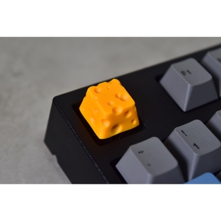 (พร้อมส่งในไทย) keycap cheese สุดน่ารัก