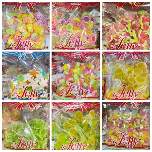 พร้อมส่ง เยลลี่ควีน 500ก.เยลลี่โอป๊อป เยลลี่แตงโม
