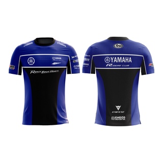 MOTOCAR YAMAHA YA-B03-20 เสื้อพิมพ์ลาย เสื้อคอกลม แขนสั้น เสื้อขี่มอเตอร์ไซต์ MOTOGP