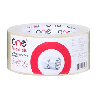 เทปโอพีพี 48มม.x100หลา ใส ONE OPP Tape 48 mm.x100 yd. Clear ONE