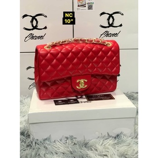 กระเป๋าสะพายข้าง chanel งานสวยพร้อมส่ง size 10”