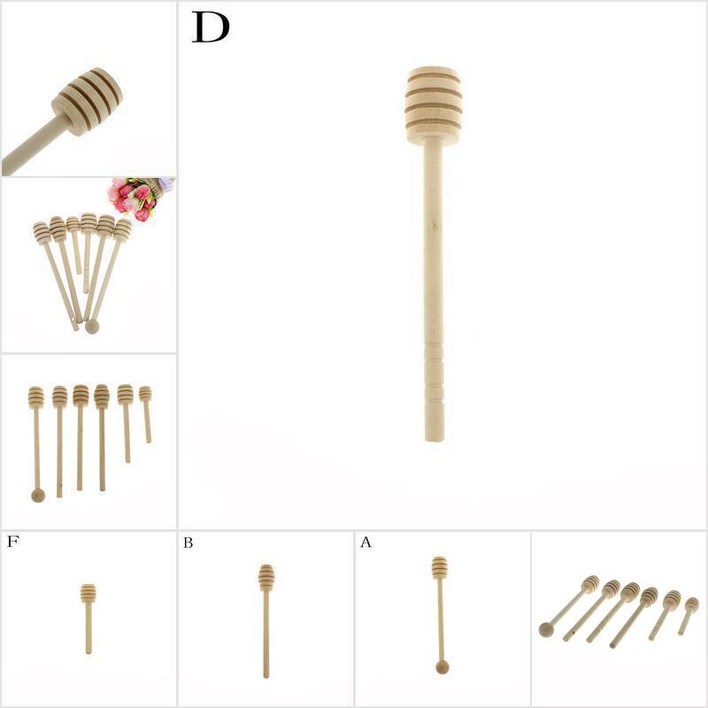 Cheer.US 5 Pcs Honey Dipper Honeycomb Wand Stick 1 Inch Honey Spoons Honey Wand Honey Stirrers Honeycomb Wand Cheese Boards Honey Dipper Stick Honey Jar Spoon