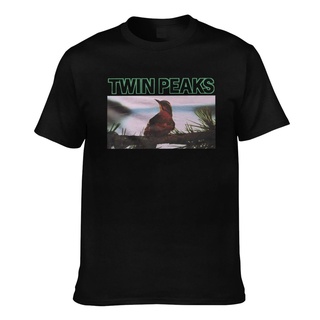 T-shirt  เสื้อยืด พิมพ์ลายกราฟฟิค Twin Peaks ดีไซน์ใหม่ แปลกใหม่S-5XL
