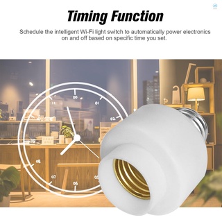 Tuya Smart Slampher WiFi Smart Light Bulb Holder E27 Wireless Lamp Holder  Real Timer for Smart Home Compatible with Amazon Alexa &amp; for Google Home