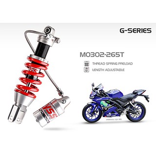 โช๊คหลัง YSS รุ่น G-SERIES ตรงรุ่น YZF R15 2017 MO302-265T-19