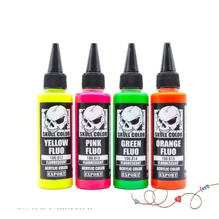 SKULL COLOR สีอะคริลิค ผสมสำเร็จ 60 ml