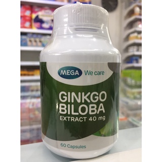 Mega Ginkgo Biloba เมก้า วี แคร์ จิงโกะ บิโลบา 60 แคปซูล