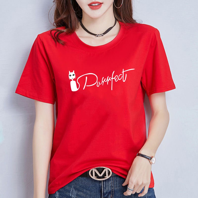 เสื้อยืดคอกลมผ้านิ่มใส่สบาย ลายแฟชั่นวินเทจ พร้อมส่ง T-533
