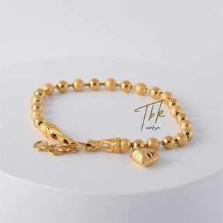 TBK ใหม่ สร้อยข้อมือ แฟชั่น จี้รูปหัวใจ น่ารักสร้อยข้อมือ ทอง ทองแท้ กำไลแฟชั่น สร้อยคอไม่ลอก นาค ทองคำ แฟชั่นเกาหลี บุคลิกภาพ หรูหรา เบา เรียบง่าย กำไลข้อมือ ปรับขนาดได้ สําหรับผู้หญิง 512b