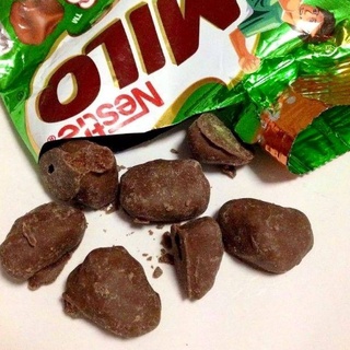 🌰Milo Nuggets ไมโลนักเก็ต ไมโลเคลือบช็อคโกแลต ใน 1 ห่อใหญ่ มีทั้งหมด 10 ห่อเล็ก