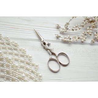 Premax Rabbit embroidery scissors ขนาด 4 นิ้ว อิตาลีแท้