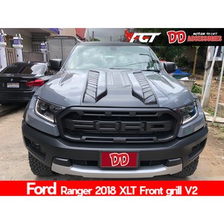 กระจังหน้า Ford Ranger 2018 2020 2021 2022 สำหรับรุ่น XLT, XLS, XL+ ลาย Raptor ตัวเต็ม