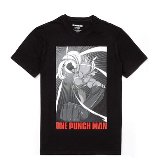 2020 One Punch Man Saitama Superhero Series Black Mens Short Sleeve T-Shirt sale