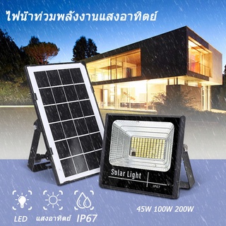 [รับประกัน1ปี] ไฟพลังแสงอาทิต ไฟสปอตไลท์ ไฟไฟสปอร์ตไลท์ Solar Cell ใช้พลังงานแสงอาทิตย์ โซล่าเซลล์