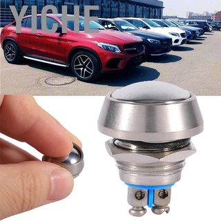 [Recommend] YiChe 12mm Momentary Toggle Dome Top waterproof Metal Push Button Switch