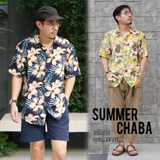 Shirtoria-Chaba summer เสื้อเชิ้ตแขนสั้น ผ้าviscose