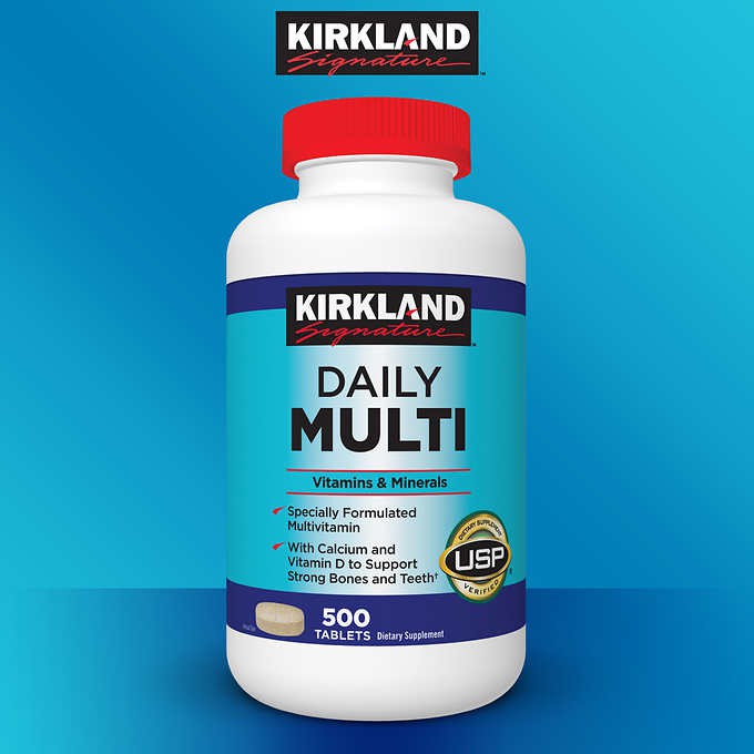 Kirkland Signature Daily Multi Exp.04/26 500 เม็ด